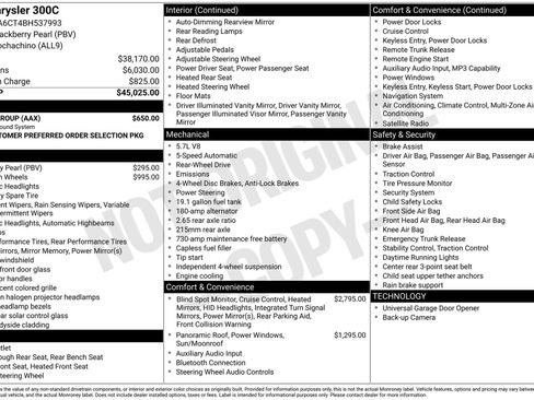 Used 2011 Chrysler 300 C w/ Sound Group image 3