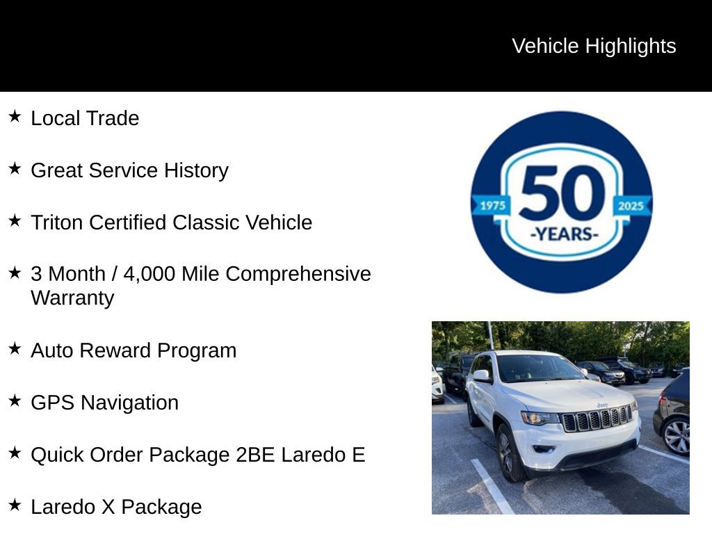 Used 2018 Jeep Grand Cherokee Laredo AWD/4WD image 5