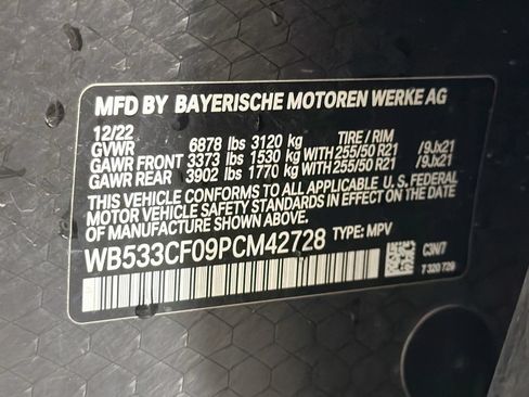 Used 2023 BMW iX M60 w/ Executive Package AWD/4WD image 36