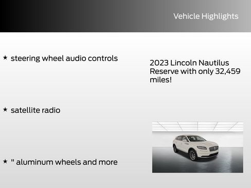 Used 2023 Lincoln Nautilus Reserve image 16