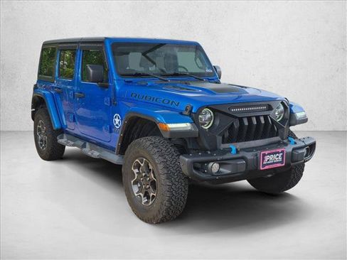 Used 2021 Jeep Wrangler Unlimited Rubicon 4xe w/ Steel Bumper Group AWD/4WD image 3