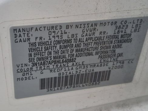 Used 2017 Nissan Sentra SV FWD image 12