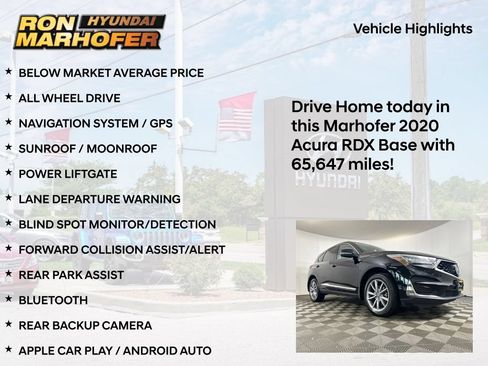 Used 2020 Acura RDX w/ Advance Package AWD/4WD image 13