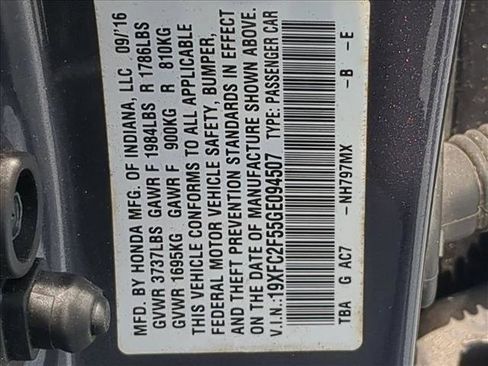 Used 2016 Honda Civic LX image 23