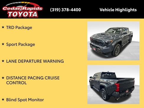 Certified 2026 Toyota Tacoma TRD Sport AWD/4WD image 22