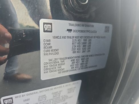 Certified 2023 Chevrolet Silverado 1500 Custom AWD/4WD image 31