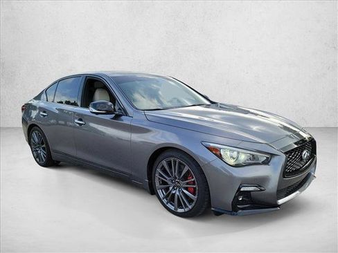 Used 2021 INFINITI Q50 Red Sport 400 w/ Proactive Package RWD image 3