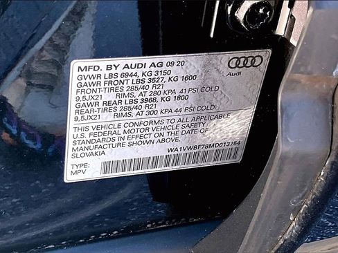 Used 2021 Audi SQ7 Prestige w/ Prestige Package image 18