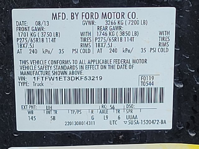Used 2013 Ford F150 FX4 w/ Luxury Equipment Group AWD/4WD image 19