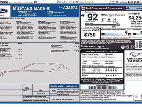 Used 2023 Ford Mustang Mach-E Premium w/ Mustang Nite Pony Package AWD/4WD image 22