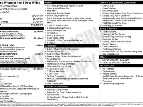 Used 2023 Jeep Wrangler Unlimited w/ Cold Weather Group AWD/4WD image 3