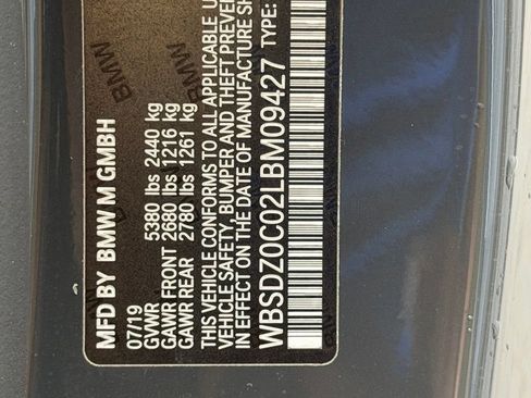 Used 2020 BMW M8 Convertible w/ M Driver's Package AWD/4WD image 45