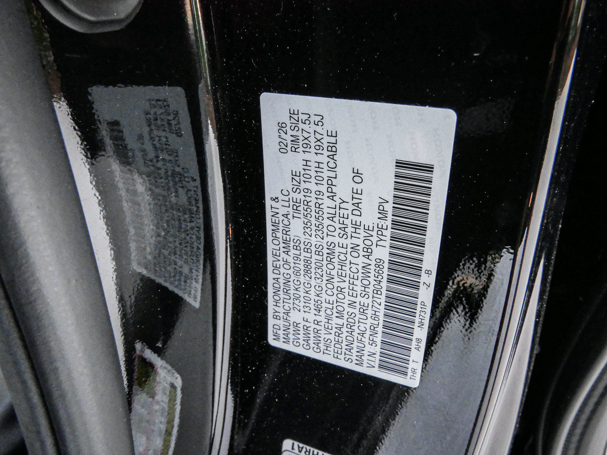 Certified 2026 Honda Odyssey Sport-L image 35