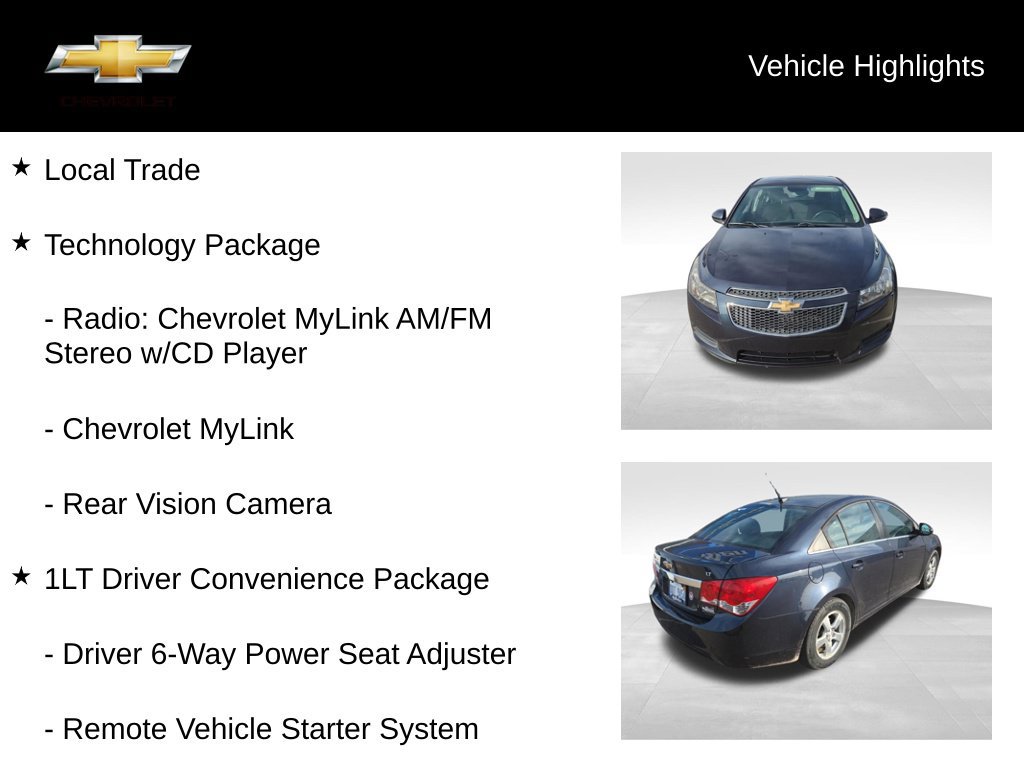 Used 2014 Chevrolet Cruze LT FWD image 11