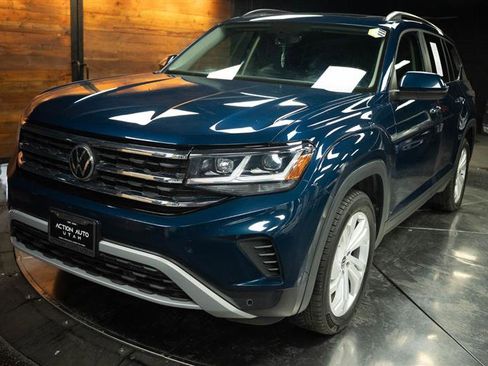 Used 2021 Volkswagen Atlas SE w/ Panoramic Sunroof Package AWD/4WD image 2