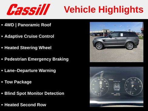 Used 2017 Land Rover Range Rover Sport SVR AWD/4WD image 7