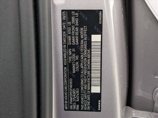 Certified 2026 Volvo XC90 B5 Plus w/ Protection Package AWD/4WD image 28