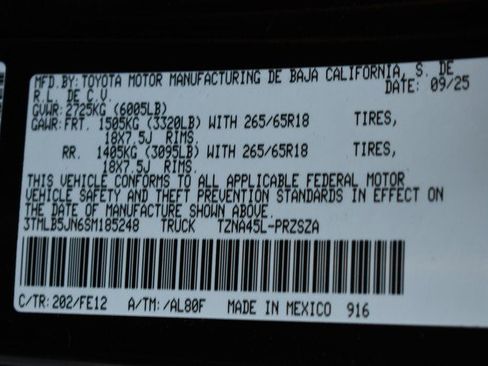 New 2025 Toyota Tacoma TRD Sport image 15