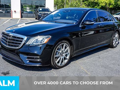 Used 2020 Mercedes-Benz S 560 Sedan w/ AMG Line Exterior image 2
