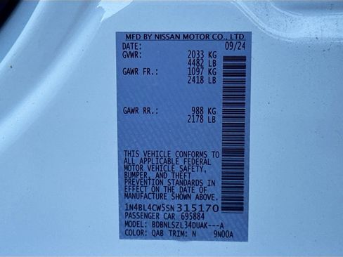 New 2025 Nissan Altima 2.5 SR w/ SR Premium Package image 31