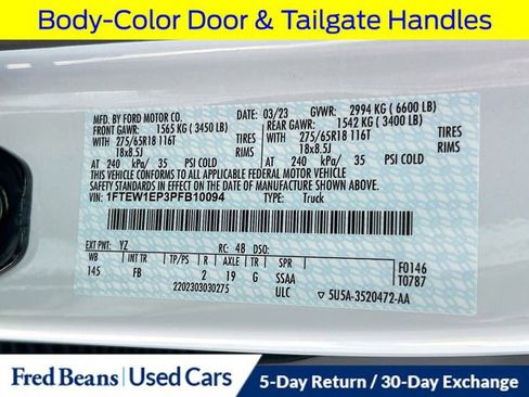 Certified 2023 Ford F150 XLT w/ Equipment Group 302A High image 39