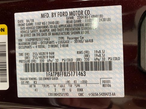 Used 2018 Ford Mustang GT Premium w/ Safe & Smart Package RWD image 31
