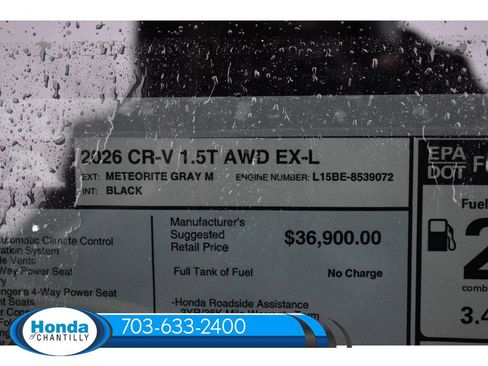 New 2026 Honda CR-V EX-L image 38