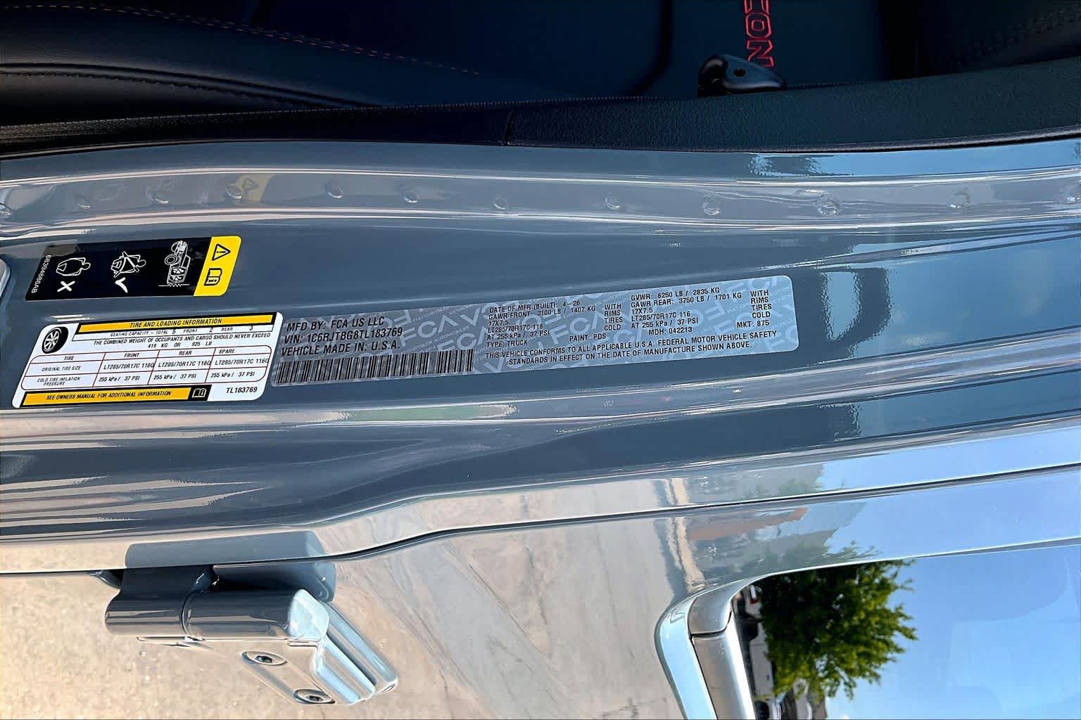 New 2026 Jeep Gladiator Rubicon AWD/4WD image 20