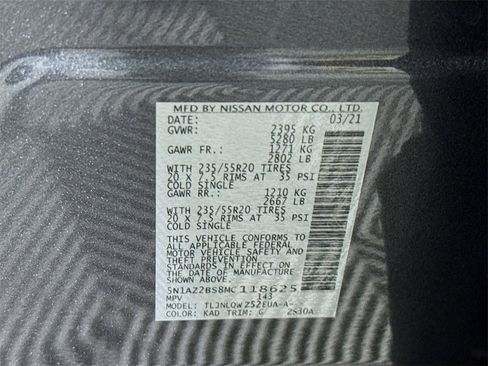 Used 2021 Nissan Murano SV w/ SV Special Edition Package image 37