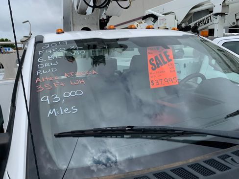 Used 2019 Ford F450 XL w/ Snow Plow Prep Package RWD image 3