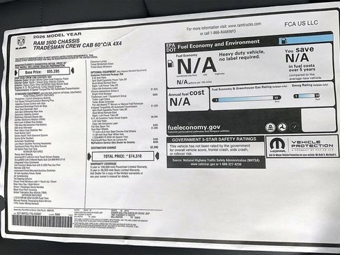 New 2026 RAM 3500 Tradesman image 14
