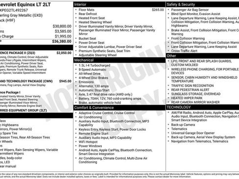 New 2026 Chevrolet Equinox LT w/ Convenience Package II AWD/4WD image 11