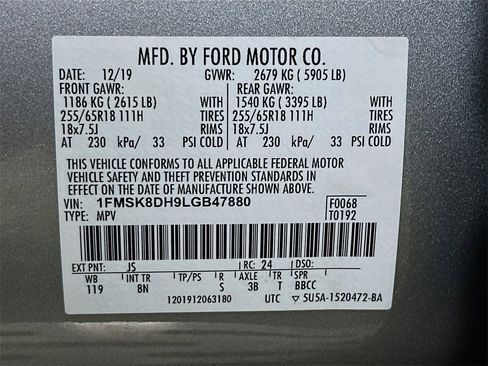 Used 2020 Ford Explorer XLT w/ Class III Trailer Tow Package image 38