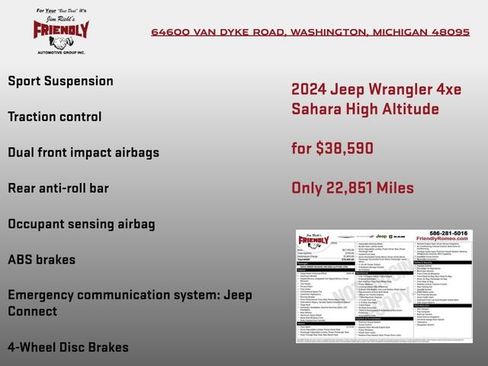 Used 2024 Jeep Wrangler High Altitude AWD/4WD image 5