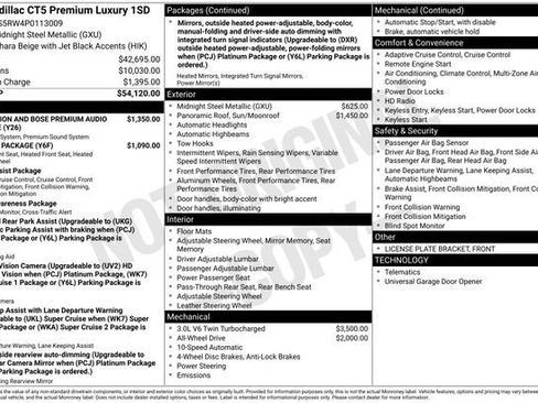 Used 2023 Cadillac CT5 Premium Luxury image 10