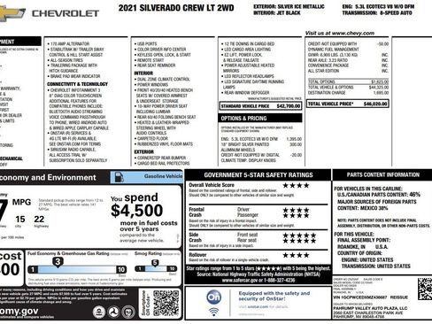 Used 2021 Chevrolet Silverado 1500 LT image 6