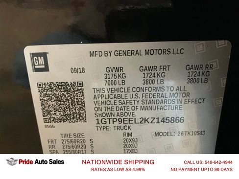 Used 2019 GMC Sierra 1500 AT4 w/ AT4 Premium Package image 39