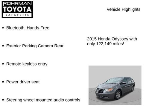 Used 2015 Honda Odyssey EX-L image 7