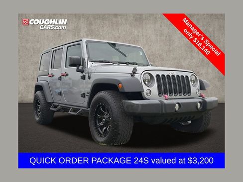 Used 2016 Jeep Wrangler Unlimited Sport w/ Quick Order Package 24S AWD/4WD image 1