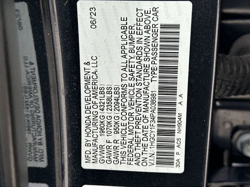 Certified 2023 Honda Accord EX image 25