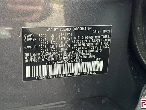 Used 2022 Subaru Ascent Onyx Edition image 37