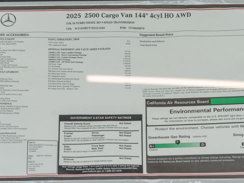 New 2025 Mercedes-Benz Sprinter 2500 image 34