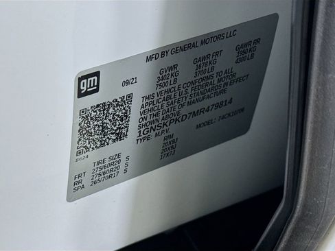 Used 2021 Chevrolet Tahoe Z71 w/ Rear Media and Nav Package image 38