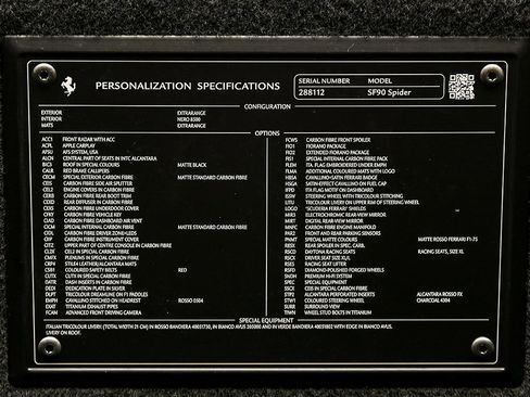 Certified 2022 Ferrari SF90 Spider AWD/4WD image 41