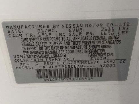 Used 2020 Nissan Kicks S FWD image 33