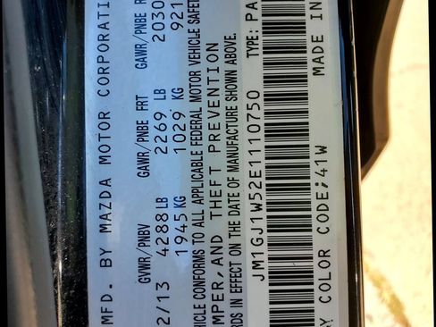 Used 2014 MAZDA MAZDA6 Grand Touring FWD image 52