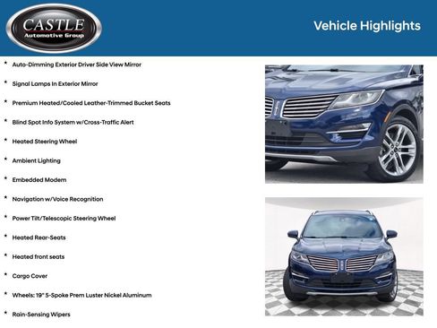 Used 2015 Lincoln MKC AWD w/ Equipment Group 102A Reserve image 12
