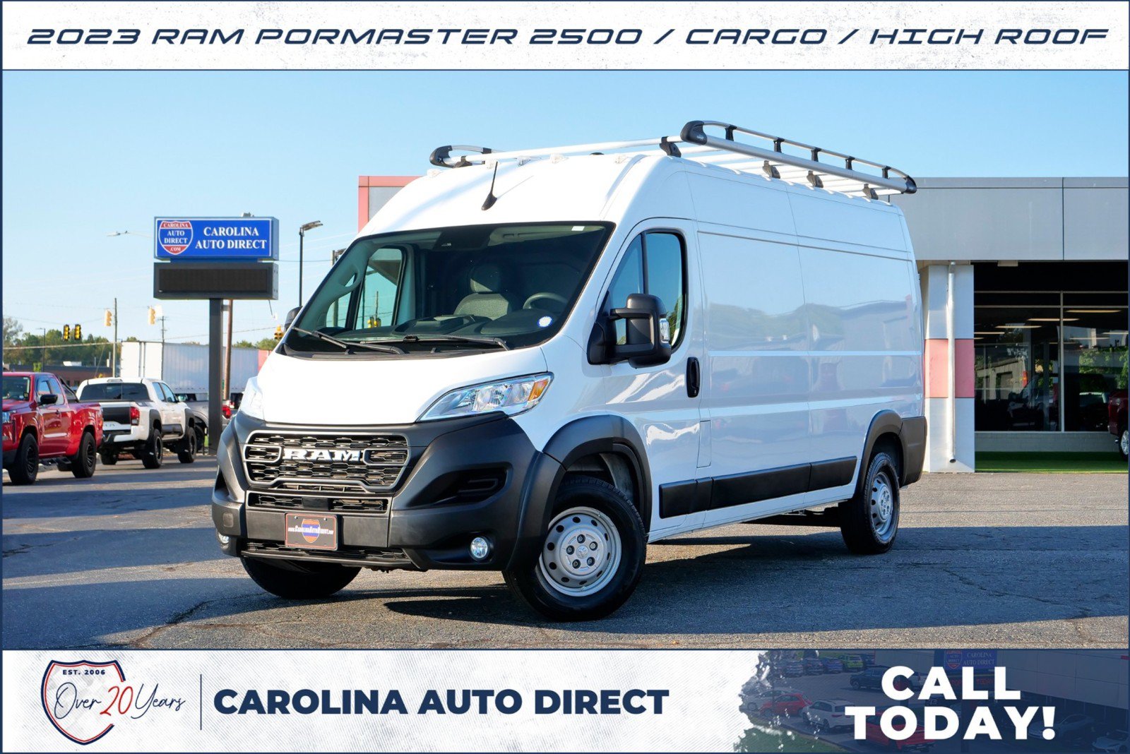 Used 2023 RAM ProMaster 2500 w/ Convenience Group FWD image 1