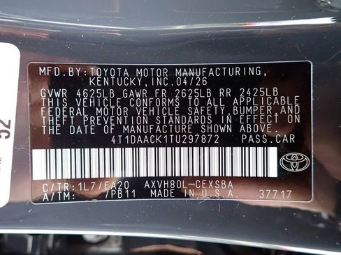 New 2026 Toyota Camry SE FWD image 15