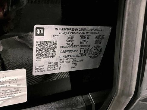 Used 2025 Chevrolet Tahoe RST w/ Comfort Package AWD/4WD image 42